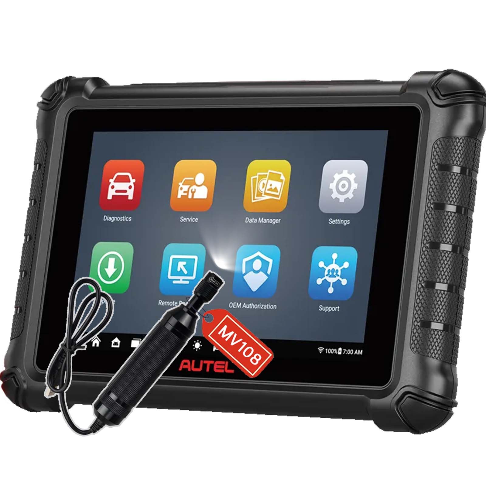 Autel Scanner, escáner para carros en español, Autel MX900 with MV108, OBD2 Scanner, 40+ Resets, Support CAN FD/Do IP, All System, Android 11, FCA Auto auth, 3000+ Active Test, Upgrade MX808 MK808S