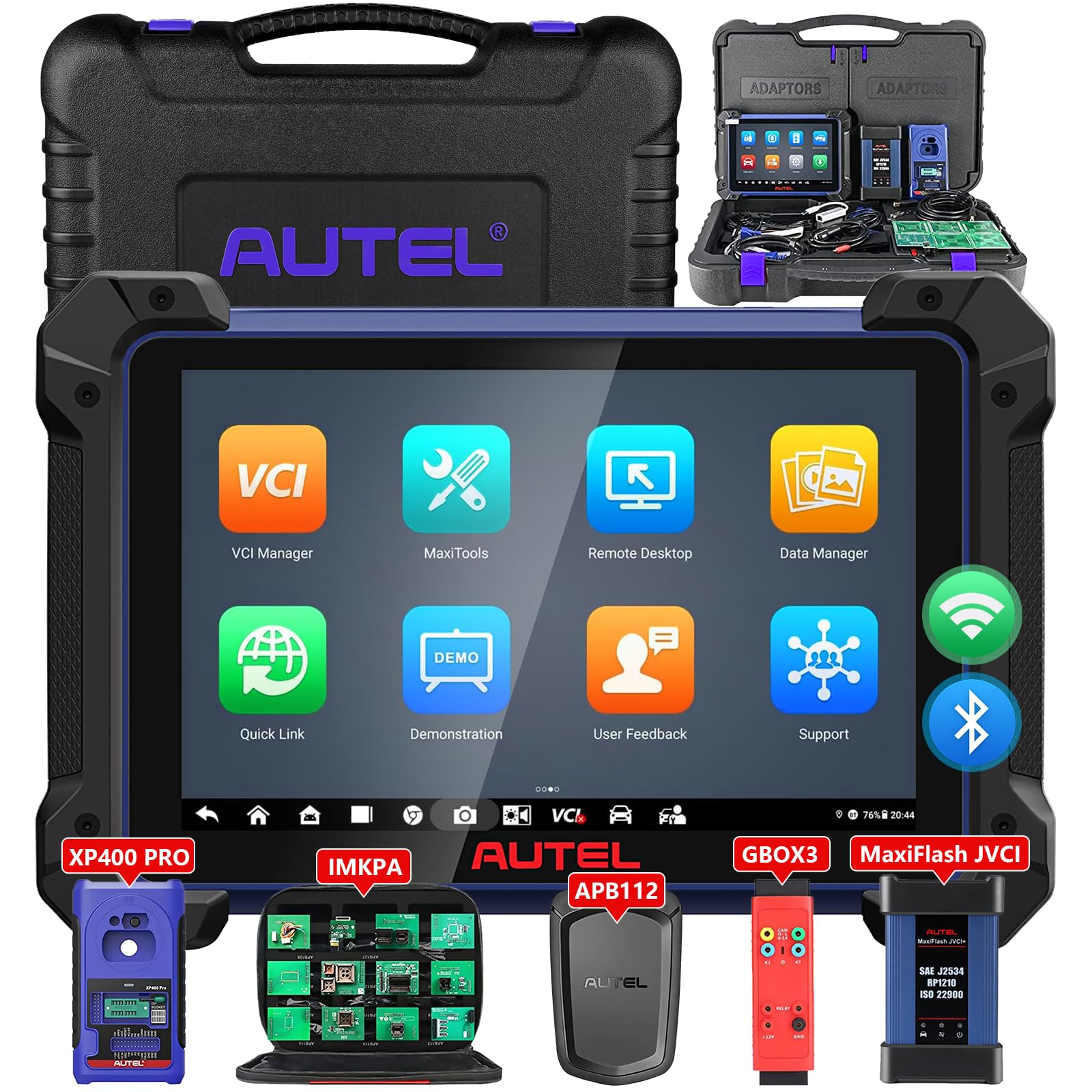 Autel MaxiIM IM608 II Tool, 2025 Same as IM608 PRO II with XP400 PRO GBOX3 APB112 IMKPA[Valued $1316], Upgrade of IM608 PRO/IM608/IM508, ECU Coding, 40+ Service, Full Bidirectional Tool, CAN FD& DOIP