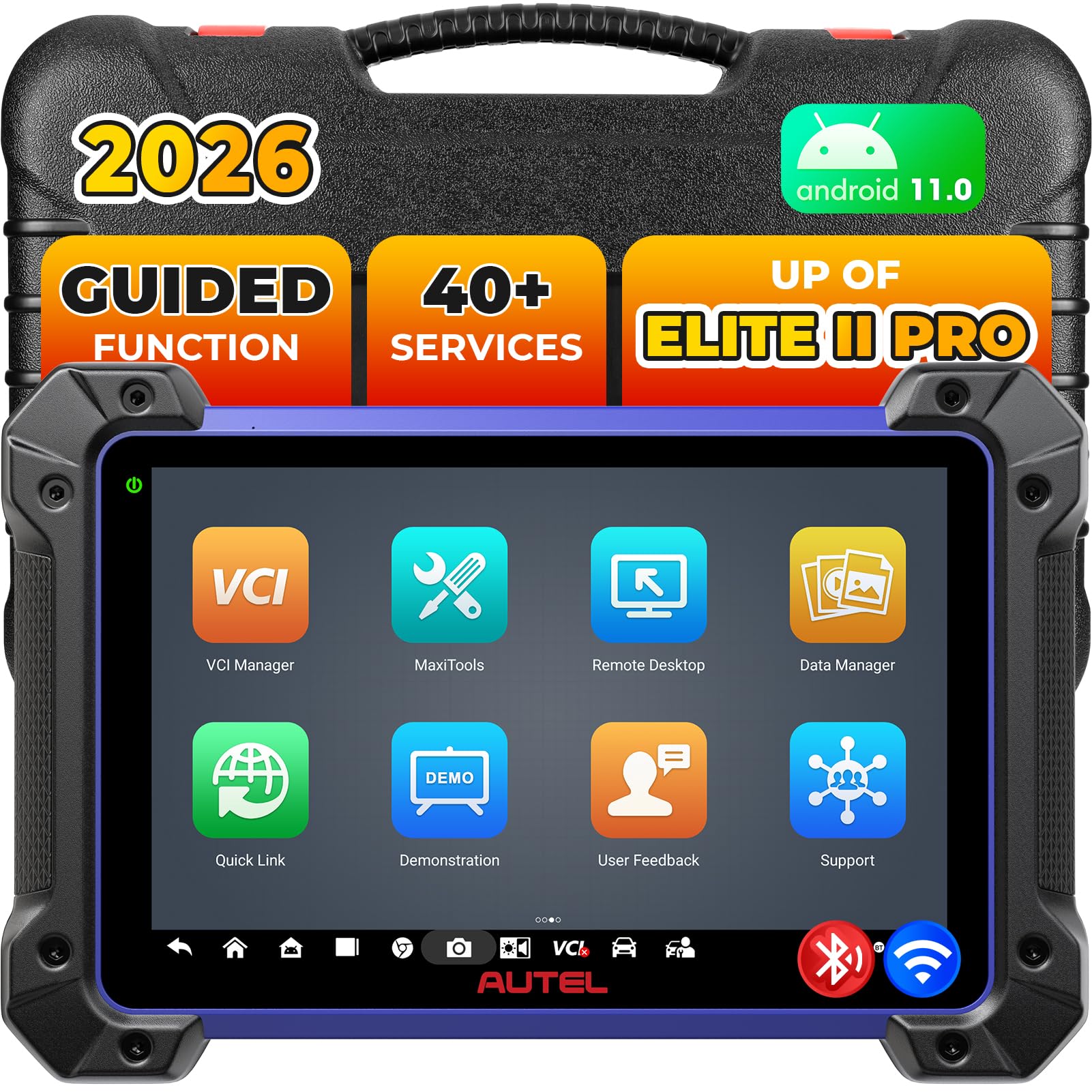 Autel Scanner IM608 PRO 2 Diagnostic Tool, 2026 Bidirectional Scan Tool Advanced as Elite II Pro, 40+ Service, 3000+ Active Test, OE Full Diagnostic, 10X Faster Hardware Up of Maxisys MS908S PRO II